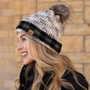 Panache Heather Grey w/Green Buffalo Plaid Trim